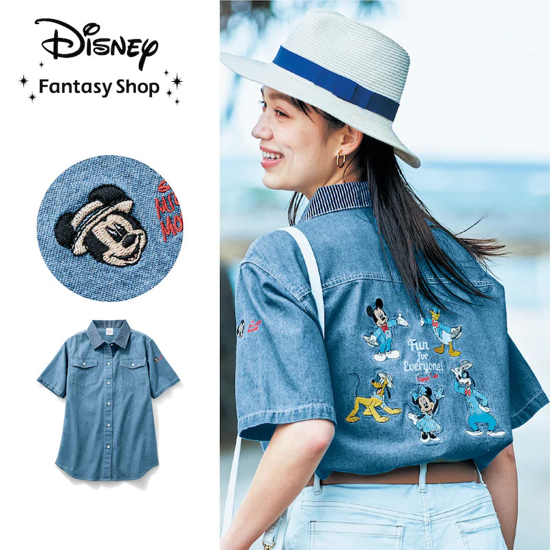 Mickey & Friends 牛仔襯衫