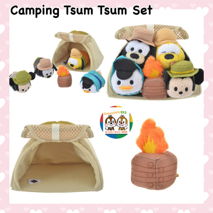 Camping Tsum Tsum Set   Mickey/ Goofy/ Pluto/ Donald