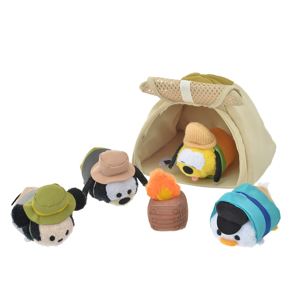 Camping Tsum Tsum Set   Mickey/ Goofy/ Pluto/ Donald