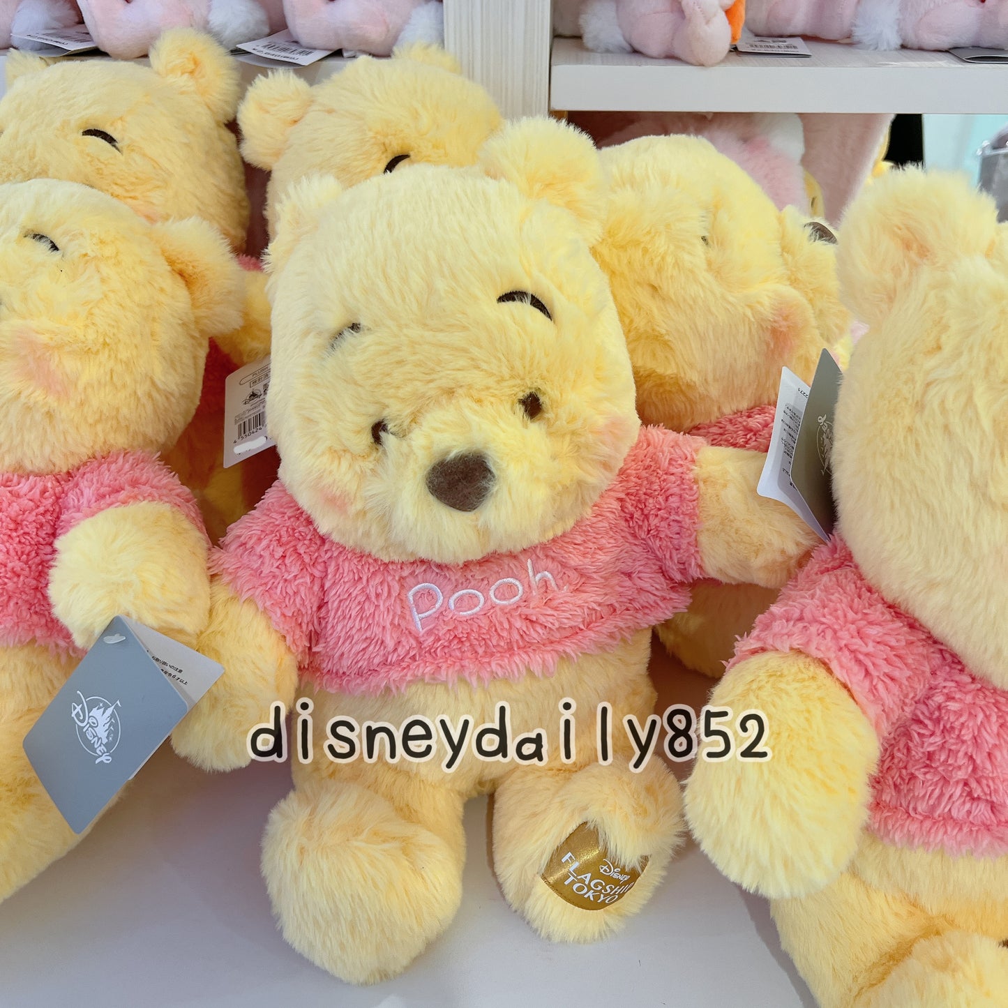 東京旗艦店限定 Pooh 害羞公仔