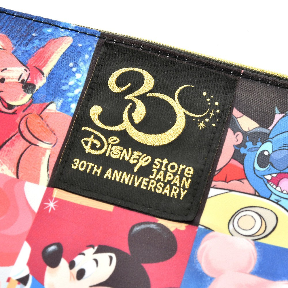 Mickey/ Stitch/ Tinker bell/ Pooh/Ariel Pouch Disney store 30th ANNIVERSARY COLLECTION