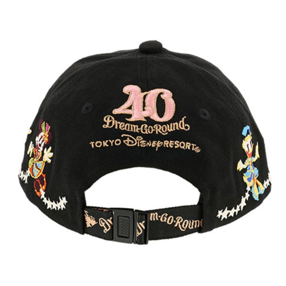 Tokyo DisneyLand 40th Dream Go Round -  Mickey & Friends 黑色 Cap 帽