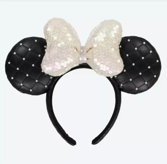 黑色珍珠 Minnie頭箍
