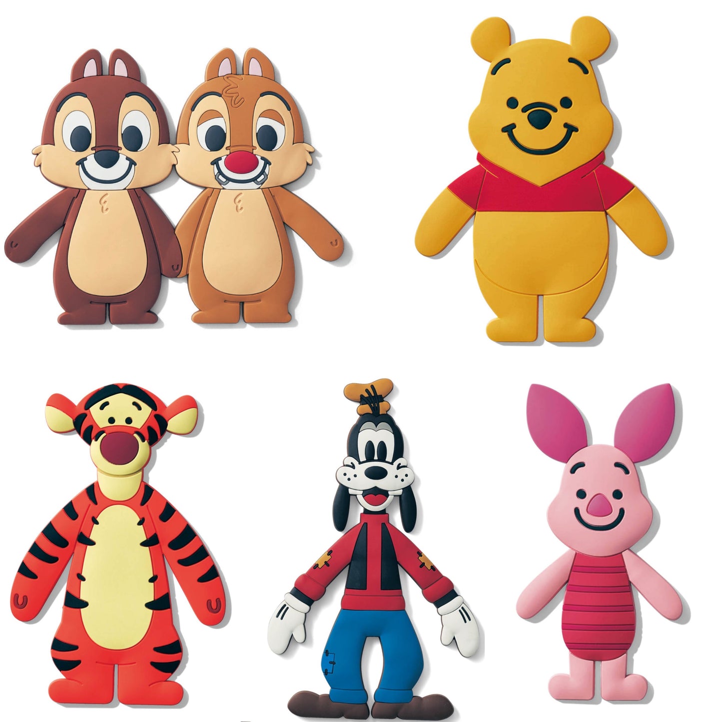 Disney 扭扭磁石貼(共9款) Mickey/ Minnie/ Goofy/ Donald/ Daisy/ Chip and Dale/ Pooh/ Piglet/ 跳跳虎