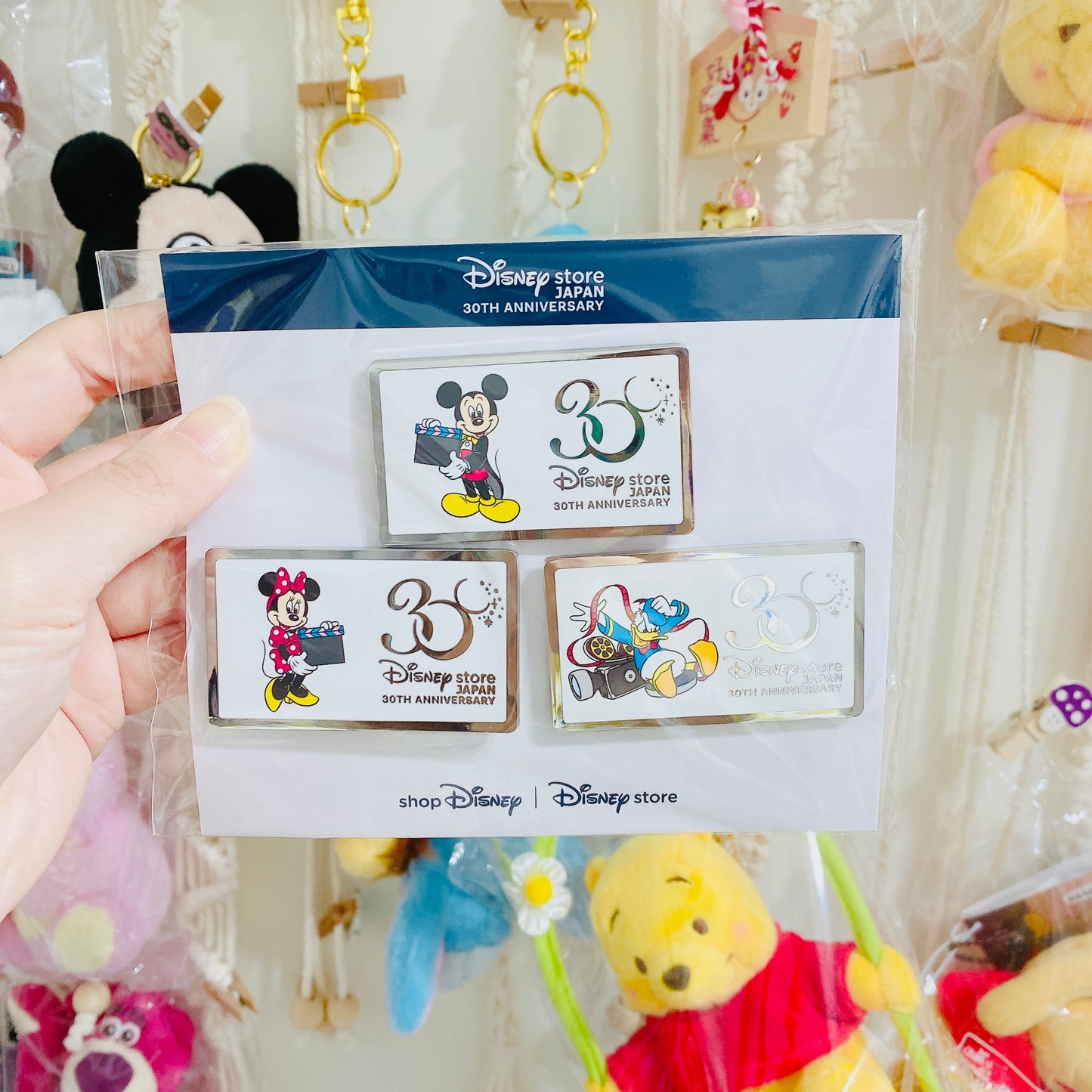 現貨 Japan Disney Store 30th 限定 Pin Set B Mickey/ Minnie/ Donald duck