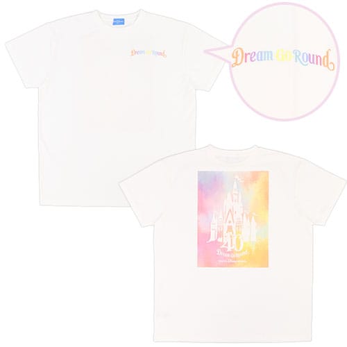 Tokyo DisneyLand 40th Dream Go Round - 糖果色系T-shirt