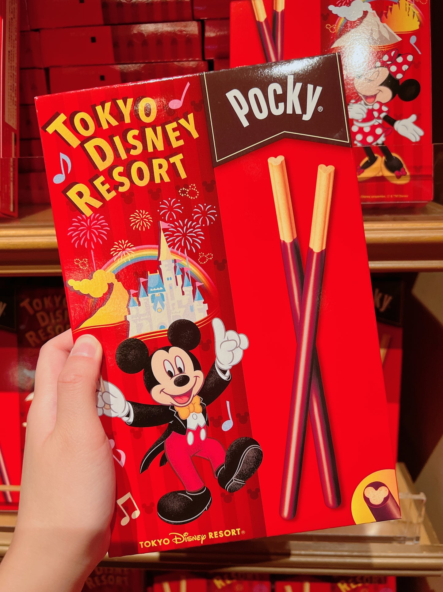 日版 樂園 Mickey & Minnie Pocky 百力滋