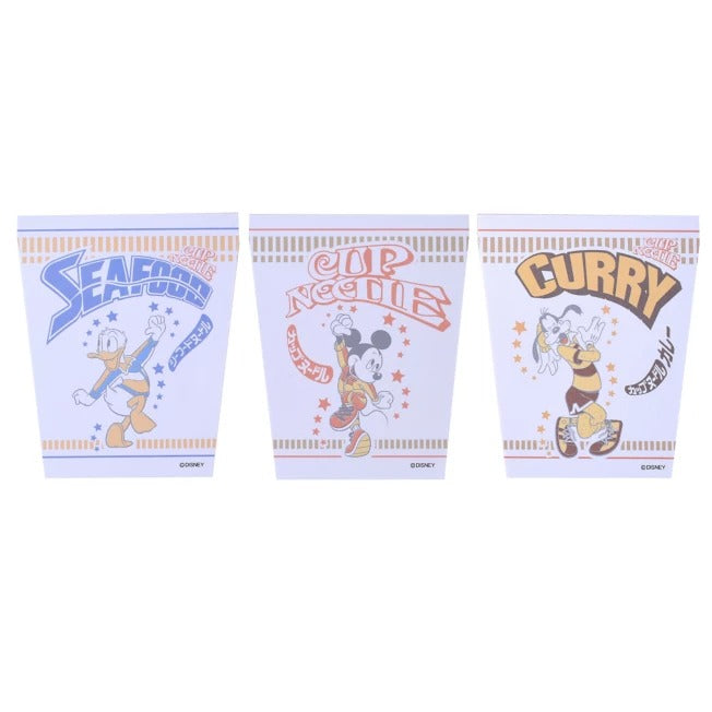 Mickey Donald Goofy Memo Cup Noodle